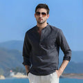 Camisa Masculina de Linho Zannetti® Z4