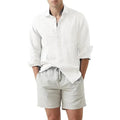 Camisa Social em Linho Masculina Zannetti® Z5