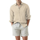 Camisa Social em Linho Masculina Zannetti® Z5