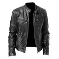 jaqueta Casual de Couro Zannetti® Z48