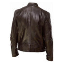 jaqueta Casual de Couro Zannetti® Z48