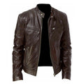 jaqueta Casual de Couro Zannetti® Z48
