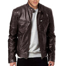 jaqueta Casual de Couro Zannetti® Z48